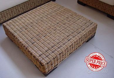 KLAB-100 tavolino in rattan intrecciato