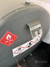 Cisterna - serbatoio 990 L per gasolio 120x200 cm