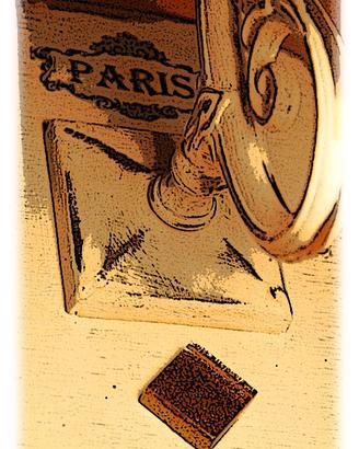 Applique Shabby Chic Paris