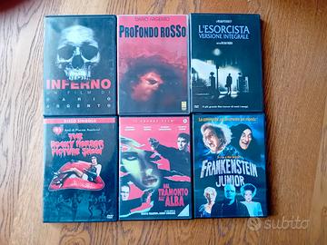 6 DVD film HORROR VARI