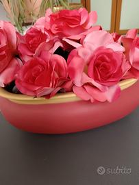 Vaso ornamentale ovale