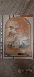 folder padre pio santo lamina oro