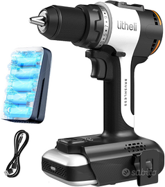 Litheli Trapano Avvitatore a Batteria 20V, 10000mA