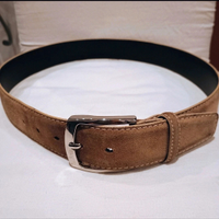 Cintura in Pelle Scamosciata Lancetti