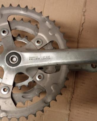 Guarnitura MTB Shimano LX titanio  movimento centr