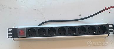 Multipresa da rack 19” Techly 8 uscite