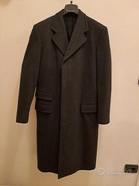 Cappotto grigio CORNELIANI lana e cachemire