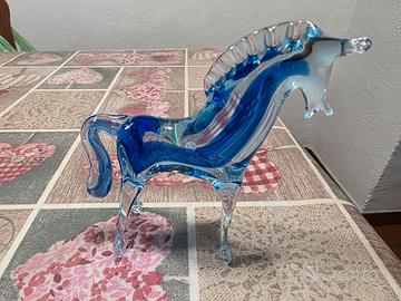 Cavallo e gatto in murano