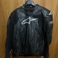 Giacca in Pelle moto Alpinestars Airbgag comp.