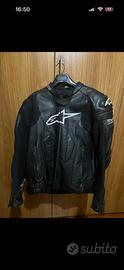 Giacca in Pelle moto Alpinestars Airbgag comp.
