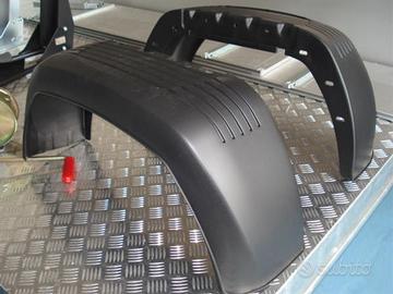 Parafango monoasse 24cm per rimorchio