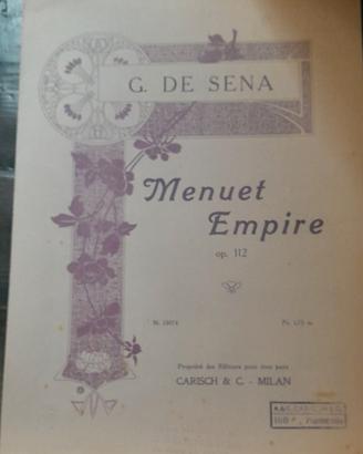 Spartiti musicali per pianoforte
