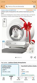 Lettiera Gatto Autopulente, 65L automatica