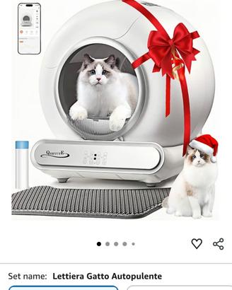 Lettiera Gatto Autopulente, 65L automatica
