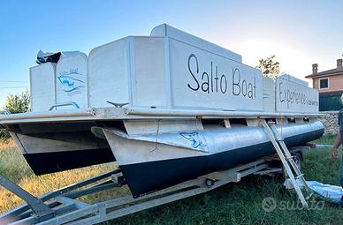 Imbarcazione pontoon oasis 25