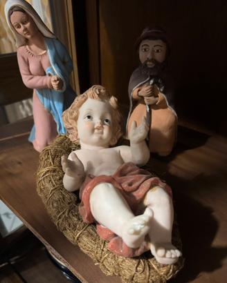 Presepe artigianale napoletano tirri e capuano n