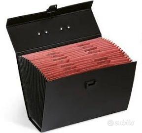 Portadocumenti portatile 19 scomparti a soffietto