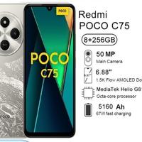 SMARTPHONE XIAOMI Poco C75 ANDROID 8/256GB LCD 6.8
