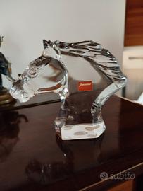 testa di cavallo in cristallo Bacara' 