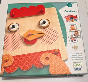 Gioco in legno "Crea Faces" - Ed. Djeco
