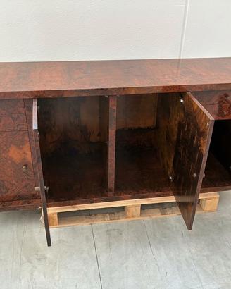 Credenza/Madia anni ‘70 in radica  smania interni
