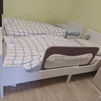 Letto allungabile Ikea Sundvik più rete a doghe