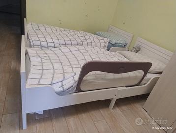 Letto allungabile Ikea Sundvik più rete a doghe