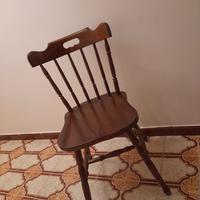 sedie  in legno  masello 