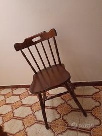 sedie  in legno  masello 