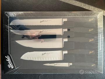 Berkel Elegance set 5 coltelli chef nero NUOVO sig