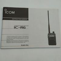 Manuale Oiginale in Inglese per Icom IC-R6