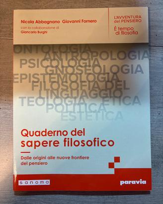 Quaderno del sapere filosofico