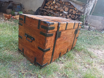 Baule Restauro a mano