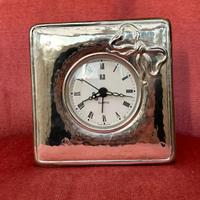 Orologio/sveglia in argento