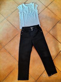 completo bambina 8-9 anni Benetton Paper bag 