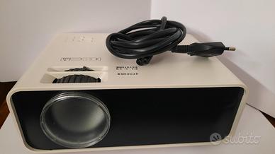 videoproiettore effetto cinema compatto, ing. vari