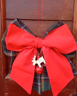 Fiocchi di stoffa per il tuo natale