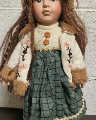 Bambola da Collezione in Porcellana