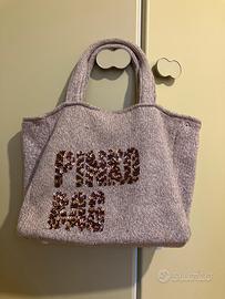 Borsa Pinko Bag originale in lana con paillettes
