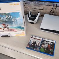 Ps5 Disco + 2 joypad + 2 giochi 