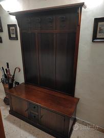 Mobile da Ingresso con Appendiabiti e Cassapanca