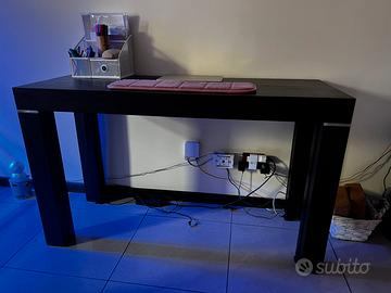 Tavolo consolle, legno massello,  fino a 3 metri