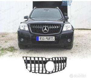 GRIGLIA MERCEDES GLK X204 08-12 LOOK AMG NERO LUCI