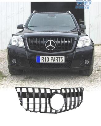 GRIGLIA MERCEDES GLK X204 08-12 LOOK AMG NERO LUCI