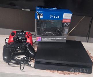 Play station 4 slim +2 joystick