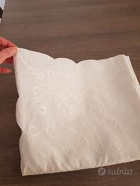 copriletto in bisso di lino 