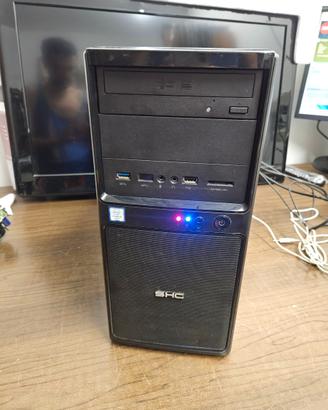 Pc fisso intel i5 6400, ssd 250,dvd+event.schermo