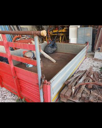 Cassone camion con sponde in alluminio 