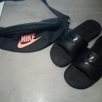set Nike ciabatta 42.5 più marsupio 