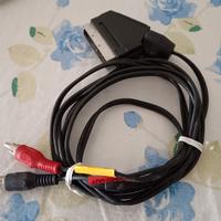Presa Scart 2 Rca Audio Out Rosso E Video Out Gial